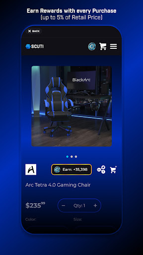 Android application Scuti Rewards Marketplace screenshort