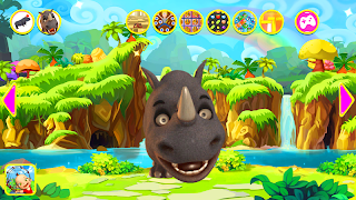 Talking Rhino Hero And Junior - Screenshot 1