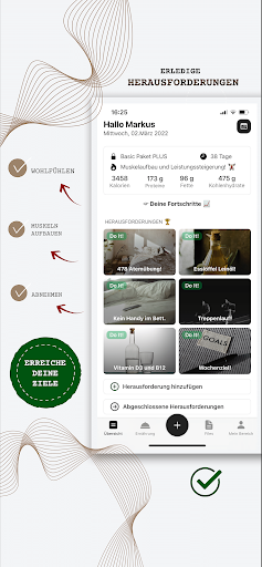Android application Erfolgsernährung screenshort