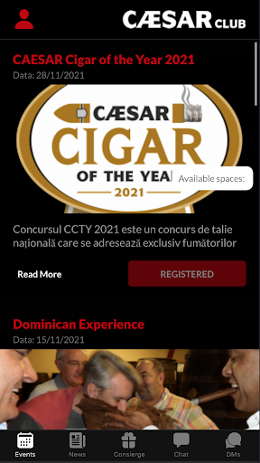 Caesar Club Screen 3