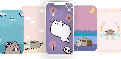 Pusheen Cute Wallpaper 4K