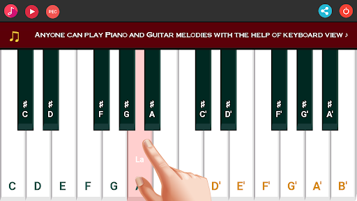 Android application Pianika Lite Telolet Basuri v6 screenshort