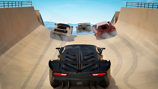 Screenshot 3 Mega Car Stunt Race 3D Game android