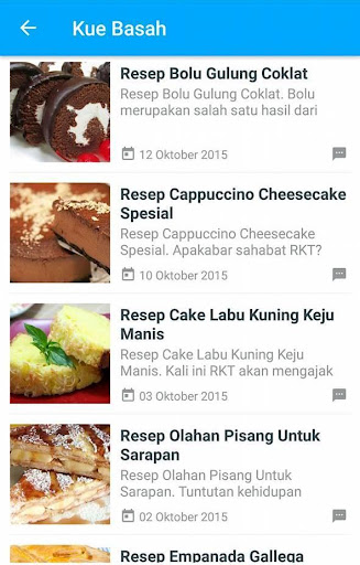 Resep Membuat Kue Screen 2
