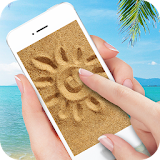 Draw on sand live wallpaper icon