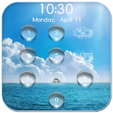 Water Drop Lock Screen :Bubble icon