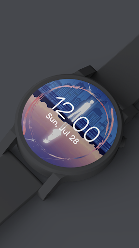 Android application Two Worlds Watch Face screenshort