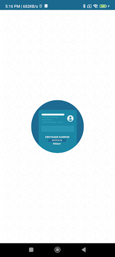 Android application Readymade Marriage Biodata App screenshort