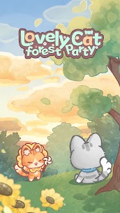 Lovely Cat MOD APK Forest Party (Unlimited Diamonds) Download 2