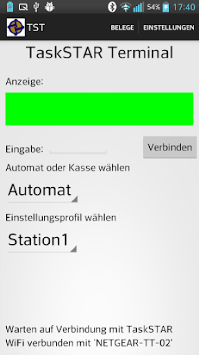 Android application TaskSTAR Terminal Mobile screenshort