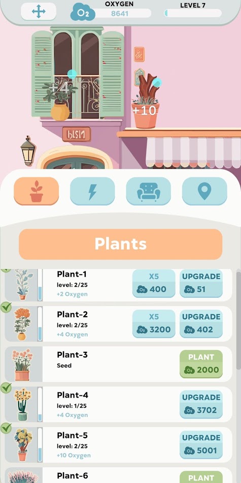 #7. Click and Bloom (Android) By: Makemake