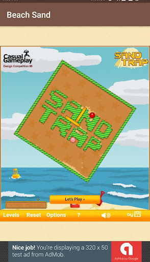 Android application Beach Sand screenshort