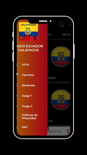 Android application Radio Ecuador Galapagos screenshort