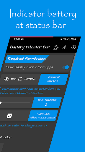 Battery Indicator Bar