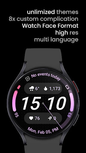 Nord SE: Wear OS 4 watch face Screen 2