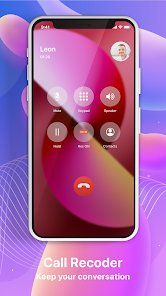 Captura de Pantalla 10 iCall OS16 - Color Phone Flash android