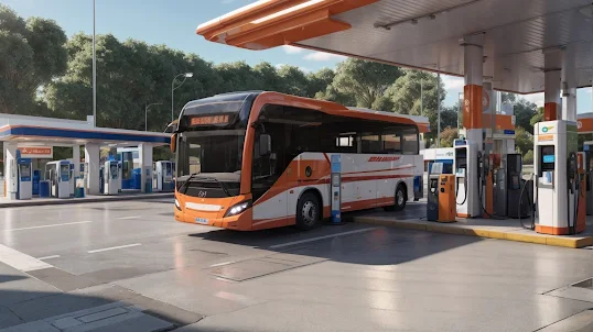 City Coach Bus Driving Game 3D