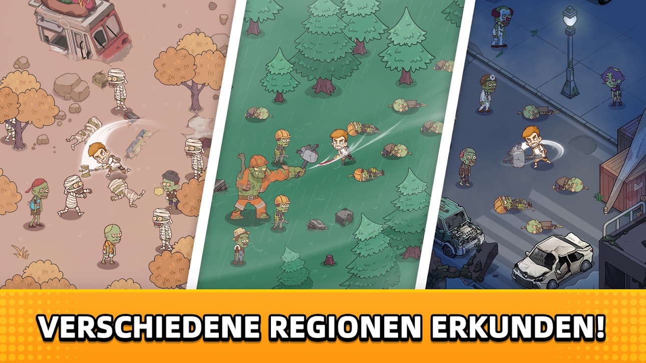 Mini Survival:Zombie Fight Mod APK screenshot 2 - Android mod game interface