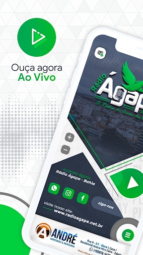 Android application Rádio Ágape Bahia screenshort