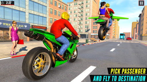 Real Flying Bike Taxi Sim 2021 5.3 screenshots 3