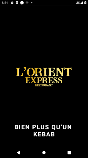 Android application L’orient Express Restaurant screenshort