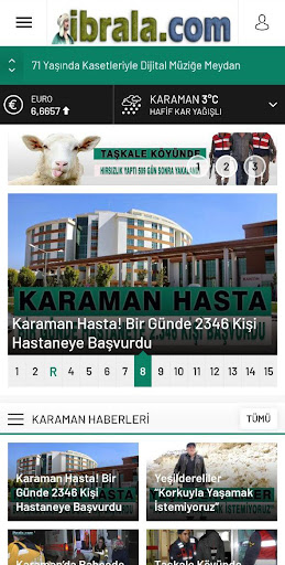 Android application Karaman HABER screenshort