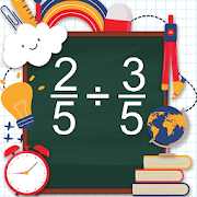 Dividing Fractions Math Game icon