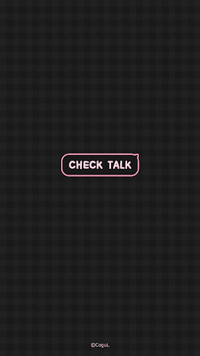 Android application 카카오톡 테마 - 체크톡_블랙 핑크 screenshort