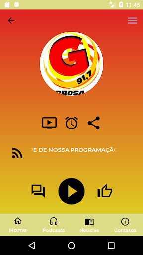 Android application Garbosa FM screenshort