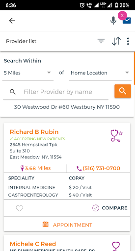 MyCreateHealth Screen 3