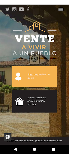 Android application Vente A Vivir A Un Pueblo screenshort