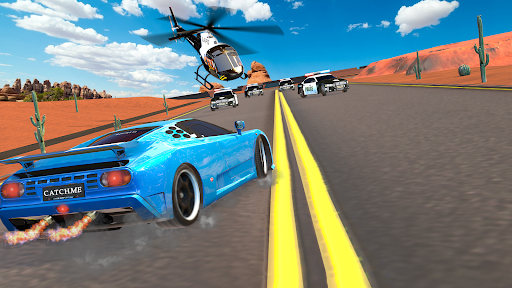 Android application Police Car Chase: Police Games screenshort