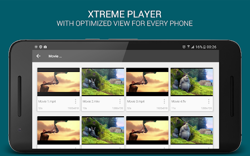 XtremePlayer HD Media Player Captura de pantalla