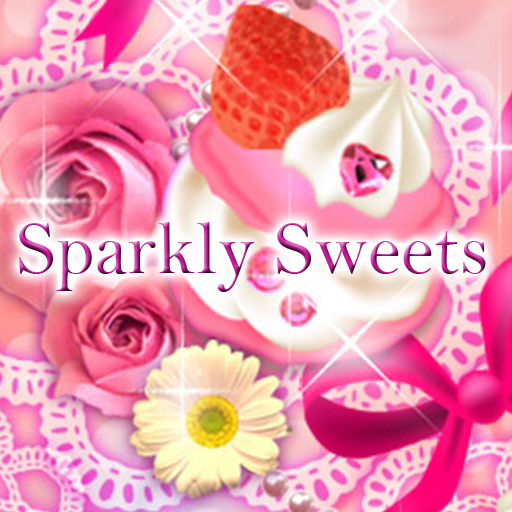 Pink Wallpaper Sparkly Sweets logo