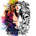 Cover Image of Télécharger Tattoo Coloring Book For Adults 1.6 APK