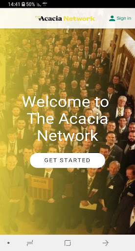 Android application Acacia Alumni screenshort