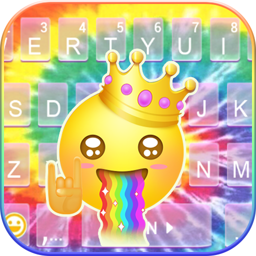 Tie Dye Keyboard Theme download Icon