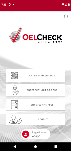 OELCHECK 4.0 Screen 2