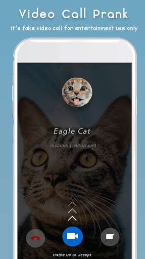 Android application Cat Video Call Prank- Cat Game screenshort
