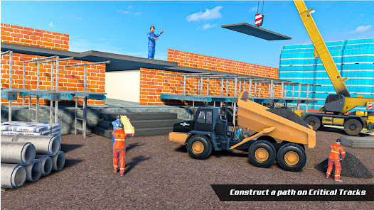 Captura 14 House Construction Truck Game android