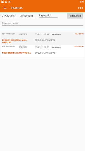 Android application Riasem screenshort