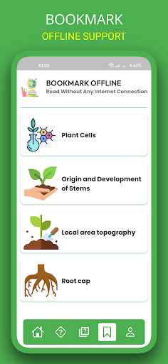Screenshot of Learn Botany : Botany FAQ'S
