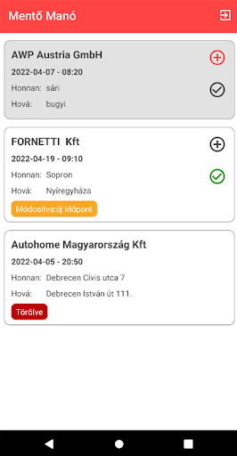 Mentő Manó Screen 2