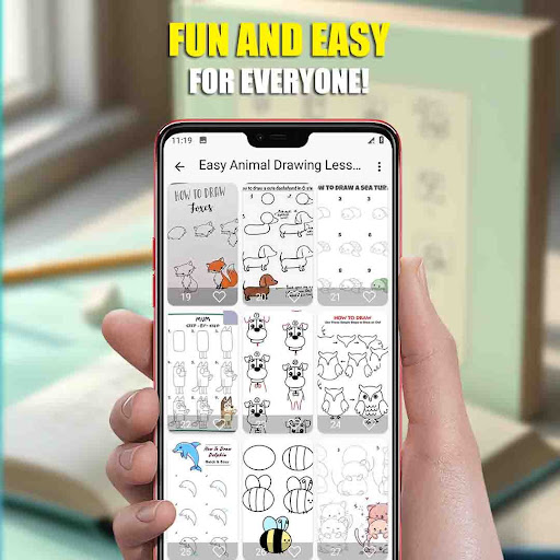 Easy Animal Drawing Lessons screenshot 10