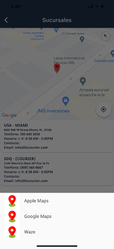 Lis Courier Screen 2