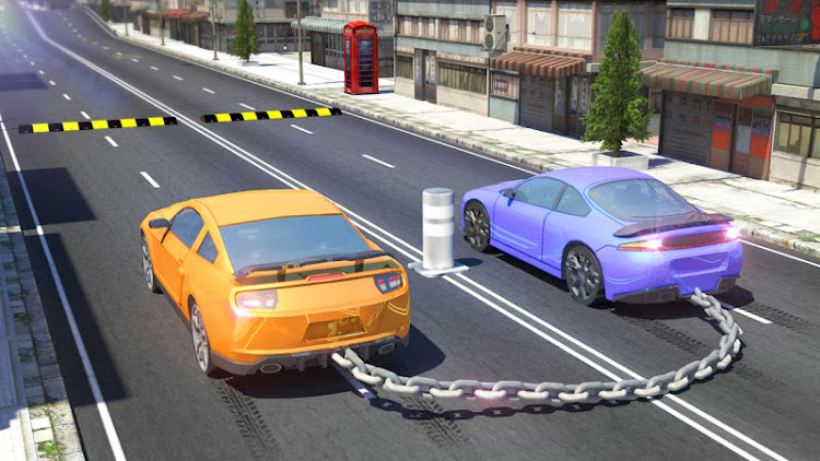Chained Cars against Ramp - New - (Android)