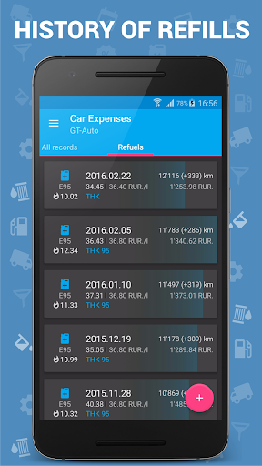 Screenshot of Car Expenses Manager