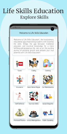 Android application Life Skills Education screenshort