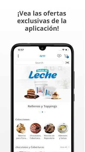 Screenshot of NTD Ingredientes