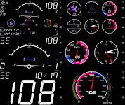 screenshot of Dashboard Air - Speedometer